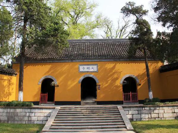 扬州寺庙瓦古建筑&mdash;大明寺